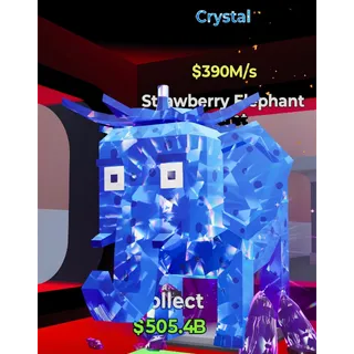 Crystal Strawberry Elephant 