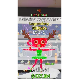 Christmas Ballerina Capuccina 