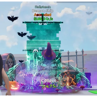 Halloween Demon Ship 166.6Qi/s 