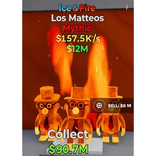 Los Matteo’s Ice & fire RARE