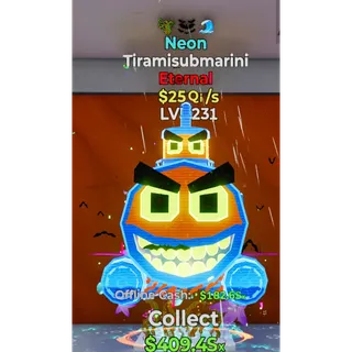 Neon Tiramisubmarini 25Qi/s