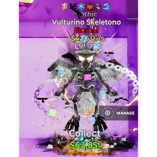 Gothic Vulturino Skeletono 42.6/s