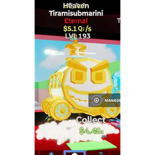 Heaven Tiramisubmarini 5.1Qi/s 