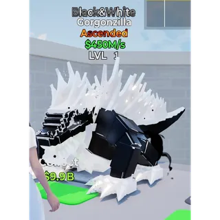 Black & white Gorgonzilla 