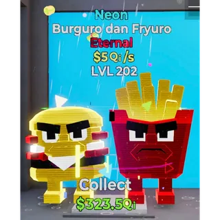 Burguro dan Fryuro Neon 5Qi/s
