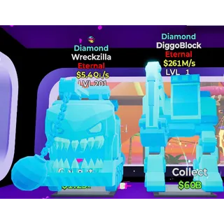 Diamond Wreckzilla & Diamond Diggo