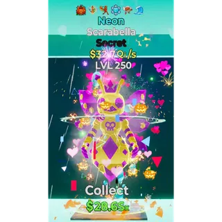 Neon Scarabella 32.7Qi/s (6 Traits)
