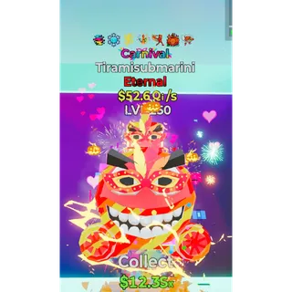 Retired Carnival Tiramisubmarini 52.6Qi/s (7 Traits)