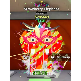 Carnival Strawberry Elephant 