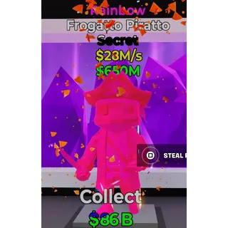 Rainbow Frogatto Piratto 