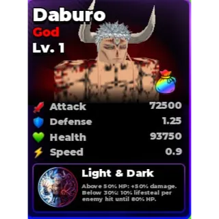  Daburo | ROLL AN ANIME TO FIGHT