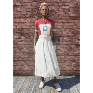 Red asylum uniform + Red hat