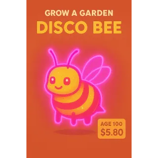 Glimmering disco bee age 100