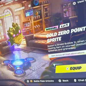 Gold Zero Point Sprite
