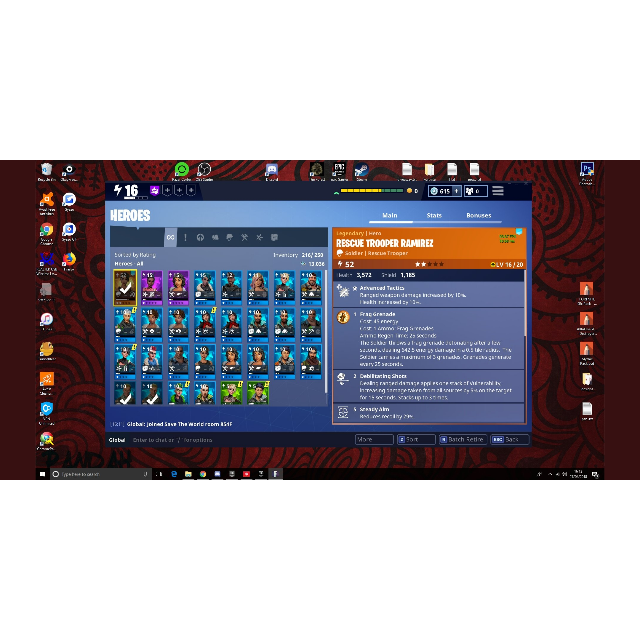 fortnite account with save the world access progression bonus brite gunner skin in battle royale mode - fortnite progression