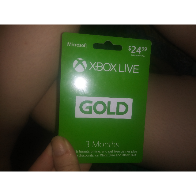 xbox live 3 month card