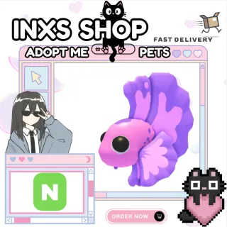 NEON PINK BETTA FISH