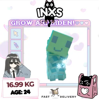 HUGE FROZEN CATERPILLAR