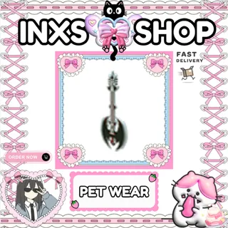 HALLOWEEN BLACK AXE GUITAR ACCESSORY