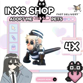 INMATE CAPUCHIN MONKEY 4X