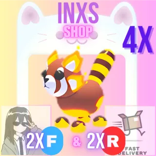 TOASTY RED PANDA 4X