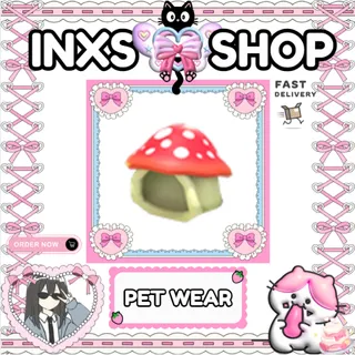 ECO RED MUSHROOM HOOD