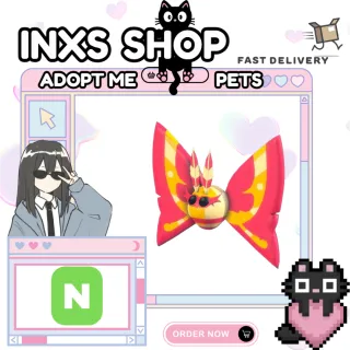 NEON ROSY MAPLE MOTH