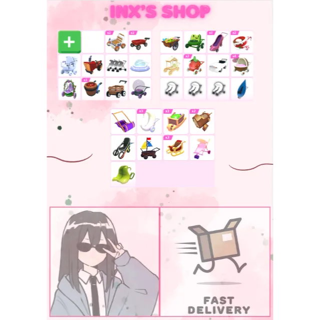 Adopt Me Bundle Stroller Adopt Me Game Items Gameflip