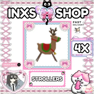 REINDEER STROLLER 4X