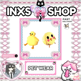 CHICK HAT AND CHICK BACKPACK