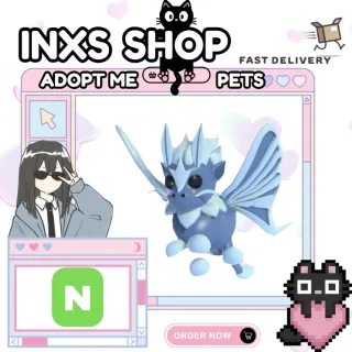 NEON ICE MOTH DRAGON