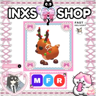 MFR GINGERBREAD REINDEER