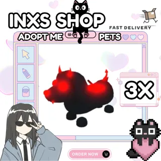 HALLOWEEN EVIL DACHSHUND 3X