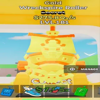 Gold Wreckspire Roller