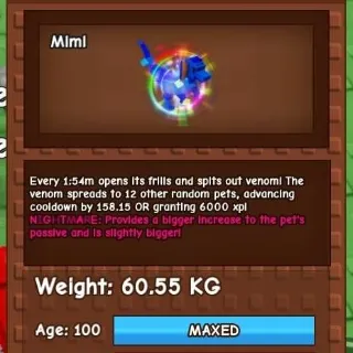 ‼️(Exchange Service)‼️  Nightmare Rainbow Dilophosaurus Grow A Garden