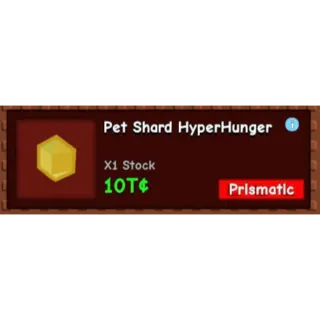 Pet Shard Hyper Hunger Grow a Garden