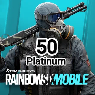 50 Platinum Tom Clancy's Rainbow Six Mobile Global Fast Delivery