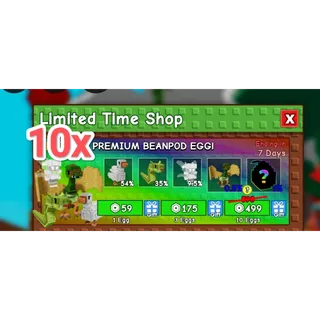 10x Premium Beanpod Eggs Grow A Garden