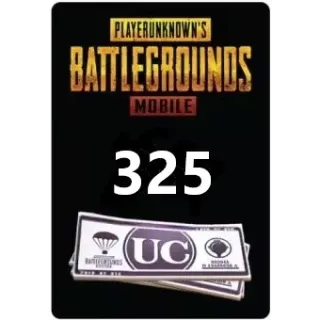 325 UC PUBG Mobile (Unknown Cash) Global