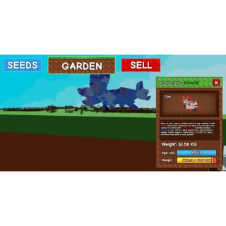 Giant Golem Kitsune 60/61 KG+  Grow A Garden