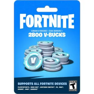 Fortnite 2800 V-Bucks Global FAST Delivery