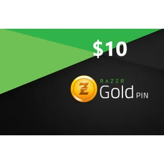 $10 Razer gold USA Gift Card 