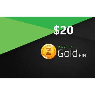$20 Razer gold USA GIFT CARD