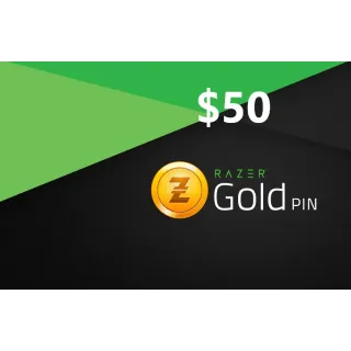 $50 Razer gold Global USD Gift Card