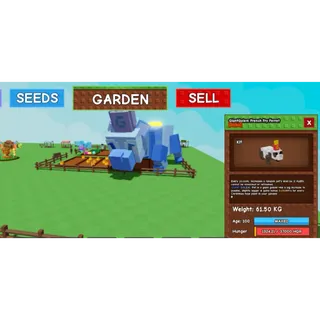 Huge Giant Golem French Fry Ferret 60/61kg+ Grow A Garden