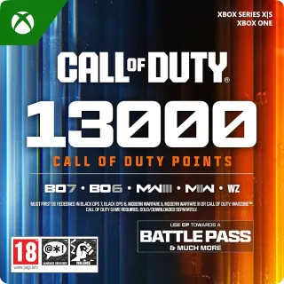 13000 COD Points Call of Duty Black Ops 7 XBOX GLOBAL Instant Delivery