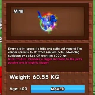 ‼️(Exchange Service)‼️  Nightmare Rainbow Dilophosaurus Grow A Garden