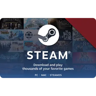 $5 Steam Gift card USA Instant Delivery