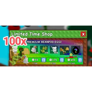 100x Premium Beanpod Eggs Grow A Garden