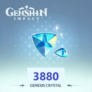 3880 GENESIS CRYSTALS GENSHIN IMPACT Fast Delivery
